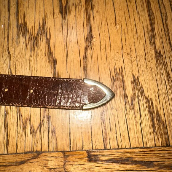 Honest by Brighton Brown Leather Belt Vintage, Endangered Species main image 4